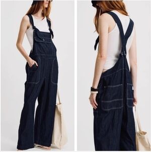 DENIMIST TIE STRAPS RELAXED OVERALLS RETAIL PRICE $465 SIZE XS NWOT